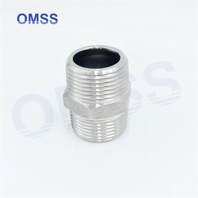 304 από ανοξείδωτο χάλυβα Hex Nipple Male Female Elbow Industrial Pipe Fittings Hexagon Nipple