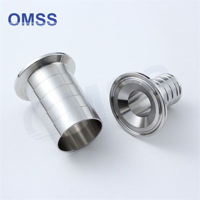 14MPHR Tri Clamp Sanitary Fittings Ελαστικό σωλήνα προσαρμοστή 3a SS316l 1.5&quot; Ferrule