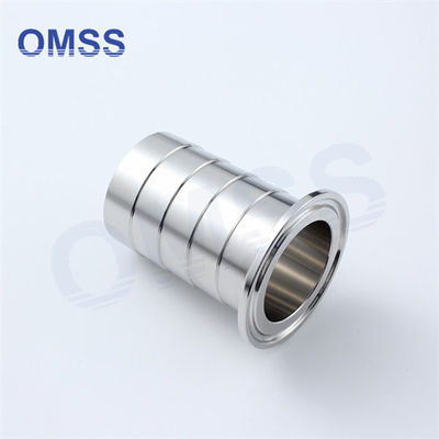 14MPHR Tri Clamp Sanitary Fittings Ελαστικό σωλήνα προσαρμοστή 3a SS316l 1.5&quot; Ferrule