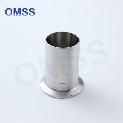14MPHR Tri Clamp Sanitary Fittings Ελαστικό σωλήνα προσαρμοστή 3a SS316l 1.5&quot; Ferrule