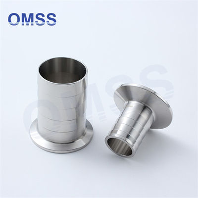 14MPHR Tri Clamp Sanitary Fittings Ελαστικό σωλήνα προσαρμοστή 3a SS316l 1.5&quot; Ferrule