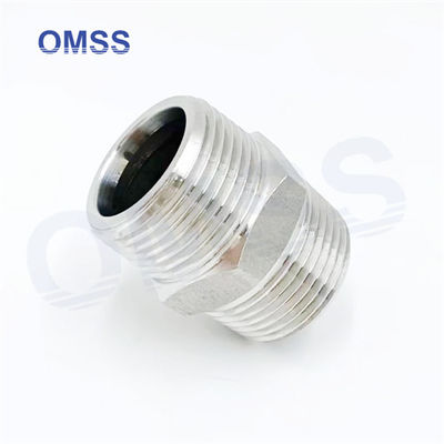 304 από ανοξείδωτο χάλυβα Hex Nipple Male Female Elbow Industrial Pipe Fittings Hexagon Nipple