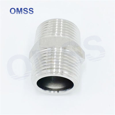 304 από ανοξείδωτο χάλυβα Hex Nipple Male Female Elbow Industrial Pipe Fittings Hexagon Nipple