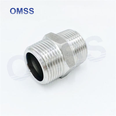 304 από ανοξείδωτο χάλυβα Hex Nipple Male Female Elbow Industrial Pipe Fittings Hexagon Nipple