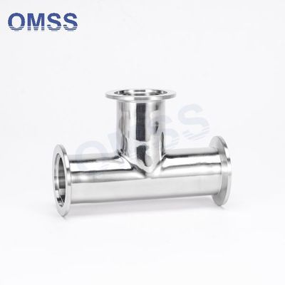 SS304 Vakuum KF Equal Tee 3 Way Tee NW Εναρμόδιο ημιαγωγό Tee SS316L